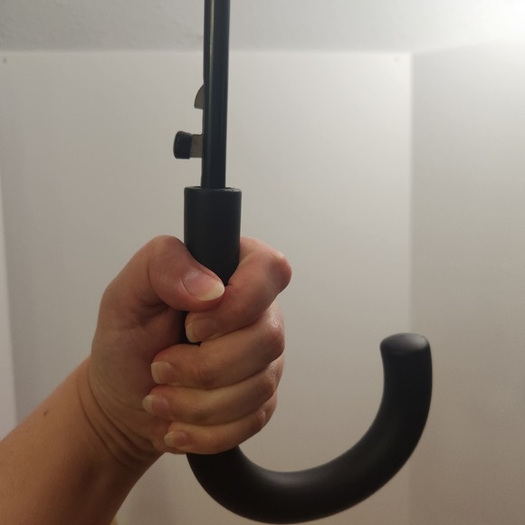 VICTORIA SECRET Fashion Show 2024 Pink White Striped Umbrella NEW - Picture 5 of 8